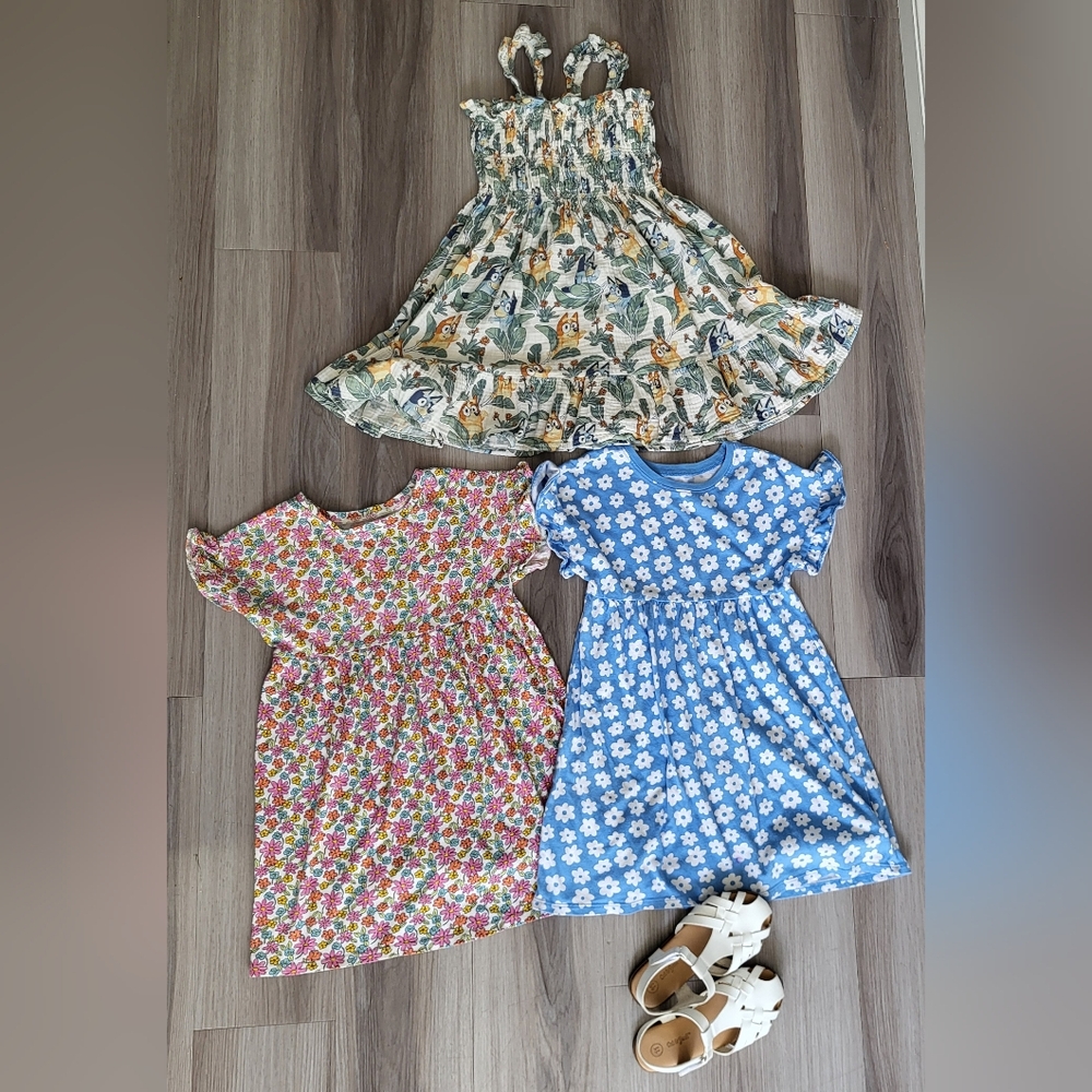Old Navy Colorful Floral Kids Dress
